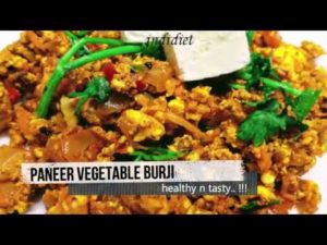 Weight loss recipe – Paneer vegetable bhurji | Easy to make recipe | how to make paneer bhurji